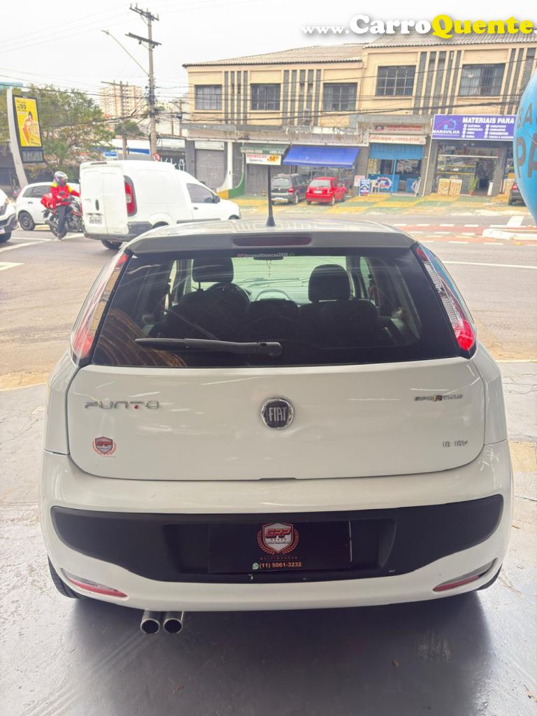FIAT   PUNTO SPORTING 1.8 FLEX 8V16V 5P   BRANCO 2014 1.8 FLEX - Loja