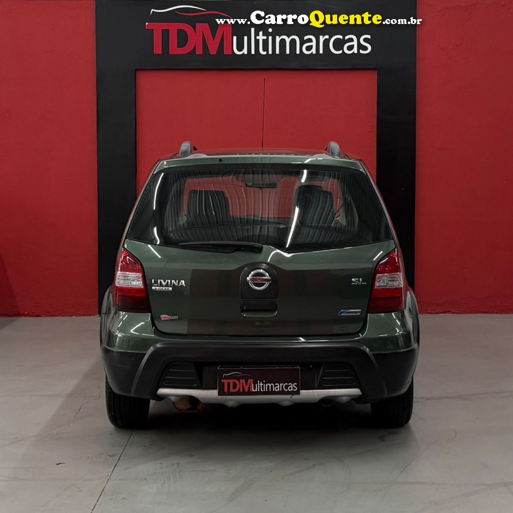 NISSAN   LIVINA X-GEAR SLX-GEAR 1.8 FLEX F. AUT.   VERDE 2012 1.8 FLEX - Loja