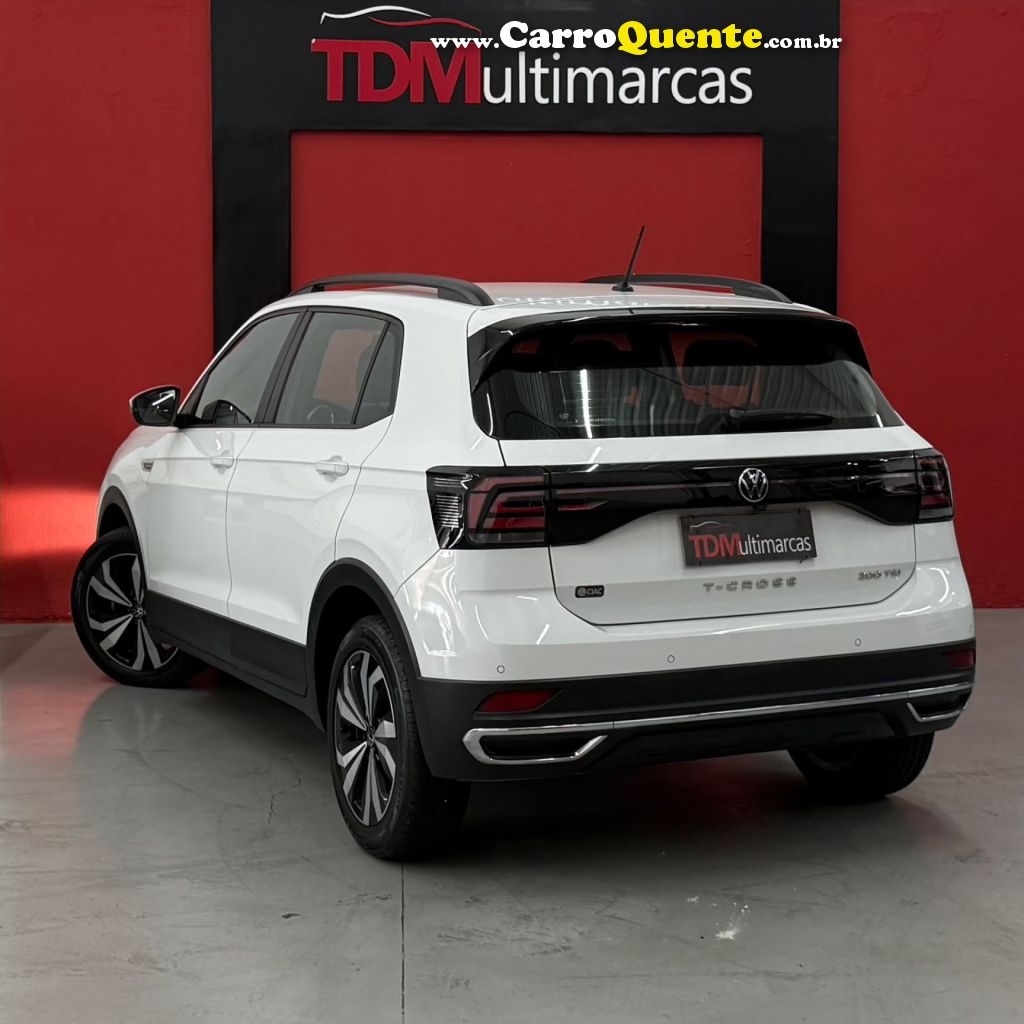 VOLKSWAGEN   T-CROSS 200 TSI 1.0  FLEX 12V 5P AUT.   BRANCO 2024 1.0 FLEX - Loja