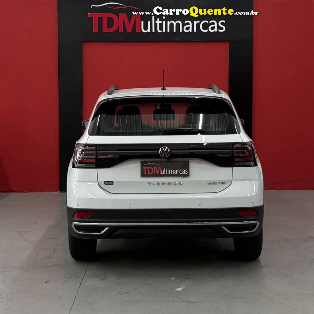 VOLKSWAGEN   T-CROSS 200 TSI 1.0  FLEX 12V 5P AUT.   BRANCO 2024 1.0 FLEX - Loja