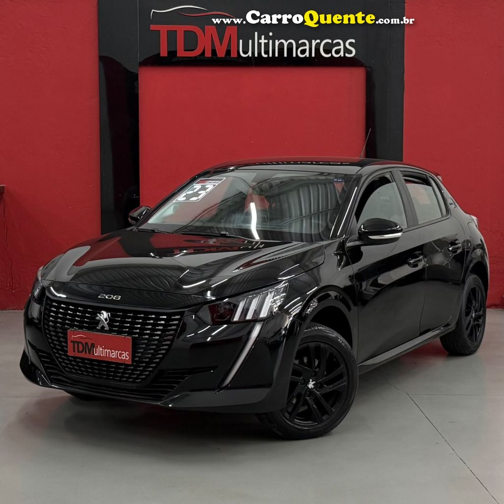 PEUGEOT   208 STYLE 1.0 FLEX 6V 5P MEC.   PRETO 2023 1.0 FLEX - Loja