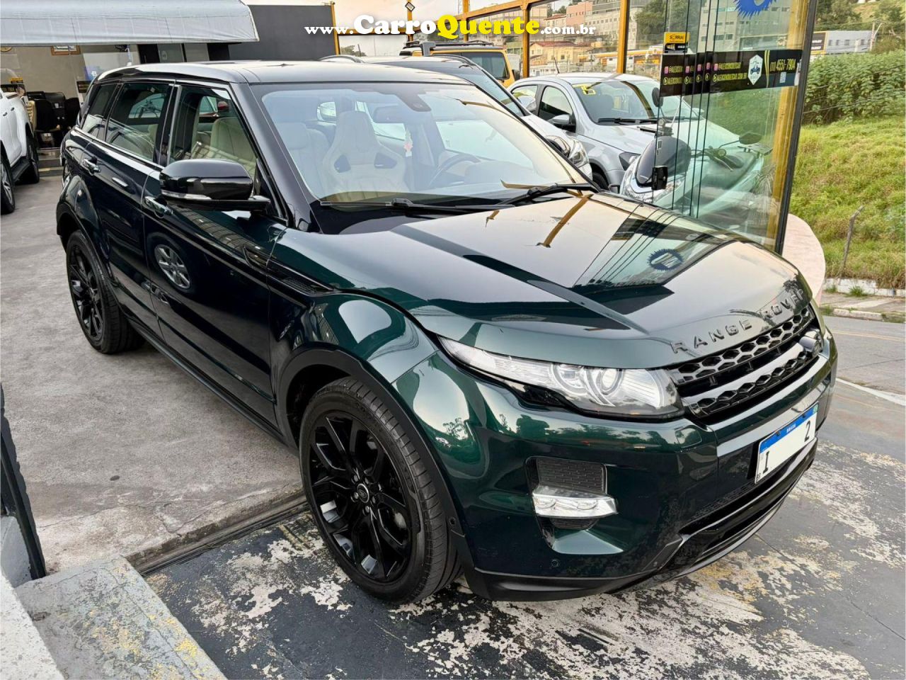 LAND ROVER   RANGE R.EVOQUE DYNAMIC TECH 2.0 AUT 5P   VERDE 2013 2.0 GASOLINA - Loja