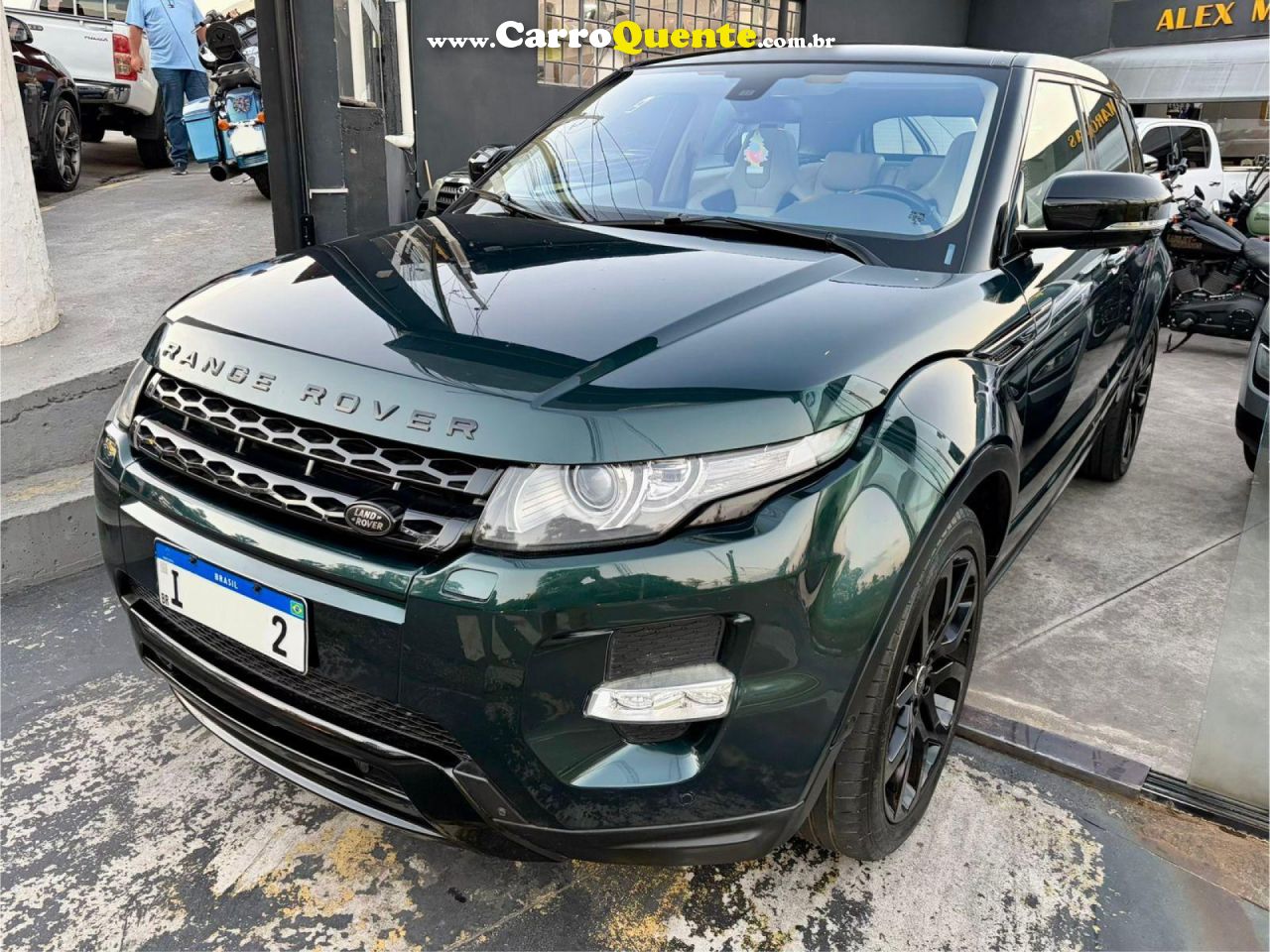LAND ROVER   RANGE R.EVOQUE DYNAMIC TECH 2.0 AUT 5P   VERDE 2013 2.0 GASOLINA - Loja