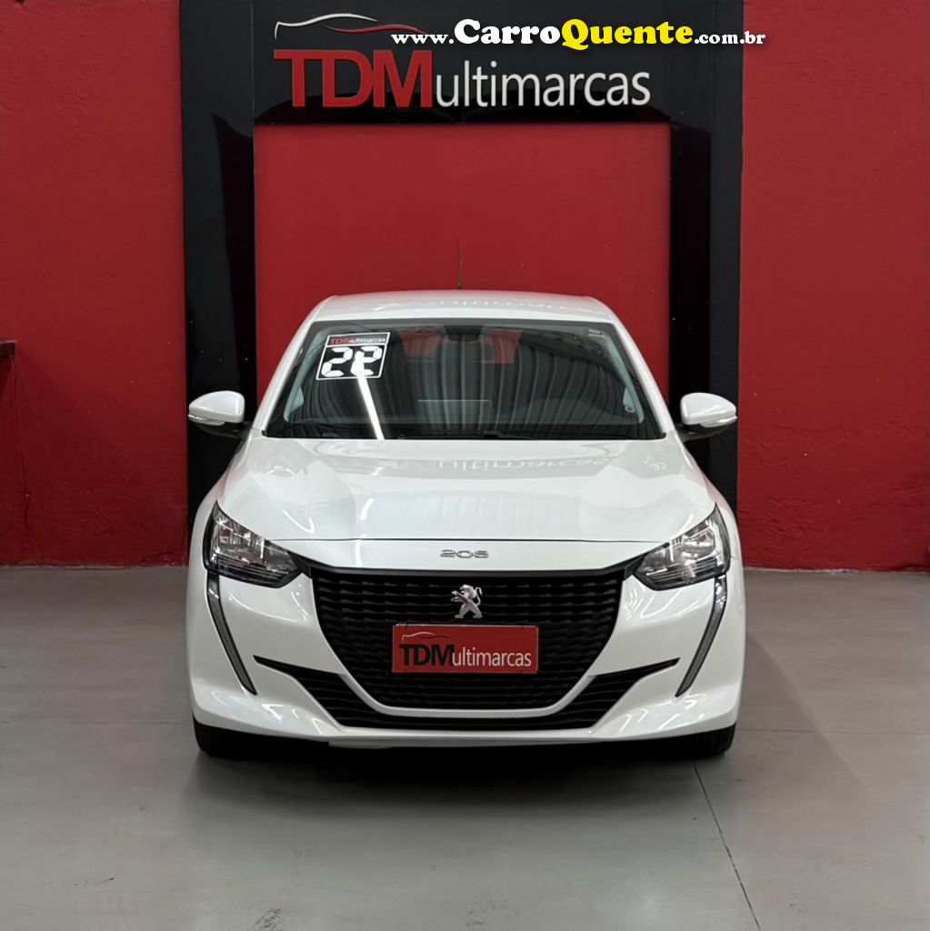 PEUGEOT   208 ALLURE 1.6 FLEX 16V 5P AUT.   BRANCO 2022 1.6 FLEX - Loja