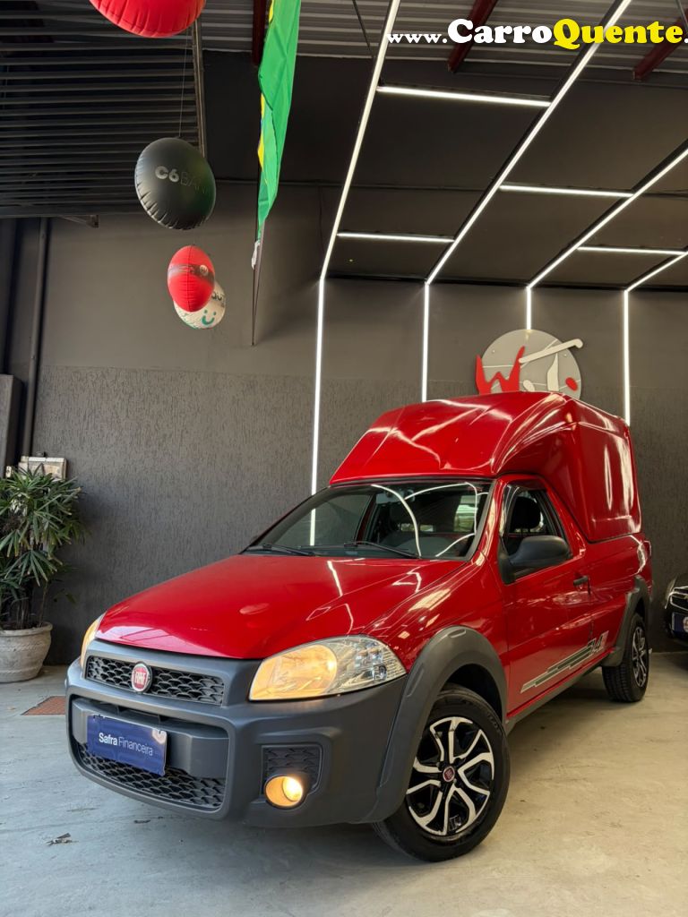 FIAT   STRADA WORKING HARD 1.4 FIRE FLEX 8V CD   VERMELHO 2018 1.4 FLEX - Loja