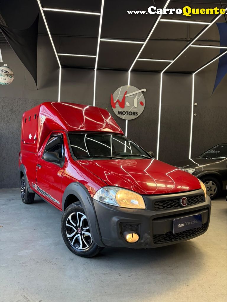FIAT   STRADA WORKING HARD 1.4 FIRE FLEX 8V CD   VERMELHO 2018 1.4 FLEX - Loja