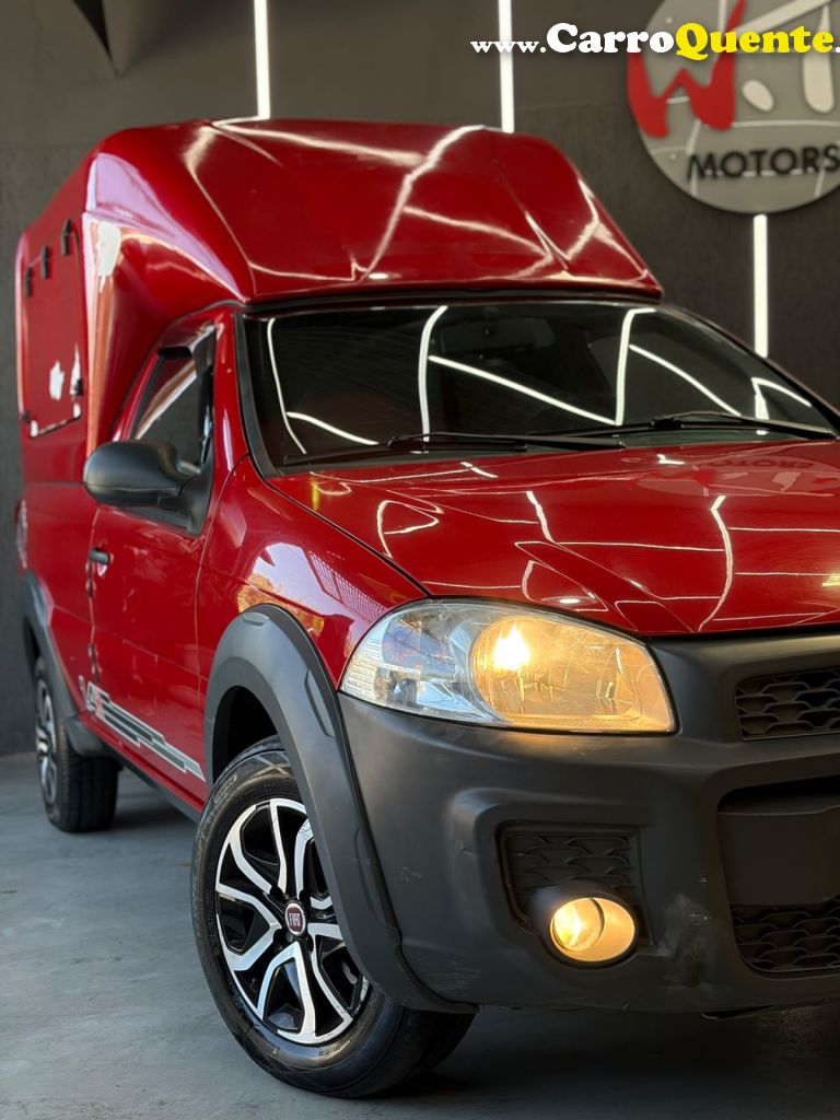 FIAT   STRADA WORKING HARD 1.4 FIRE FLEX 8V CD   VERMELHO 2018 1.4 FLEX - Loja