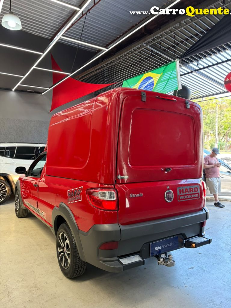 FIAT   STRADA WORKING HARD 1.4 FIRE FLEX 8V CD   VERMELHO 2018 1.4 FLEX - Loja