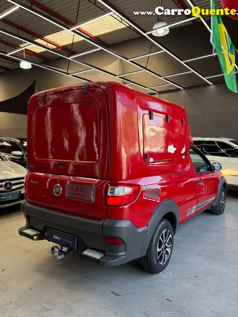 FIAT   STRADA WORKING HARD 1.4 FIRE FLEX 8V CD   VERMELHO 2018 1.4 FLEX - Loja