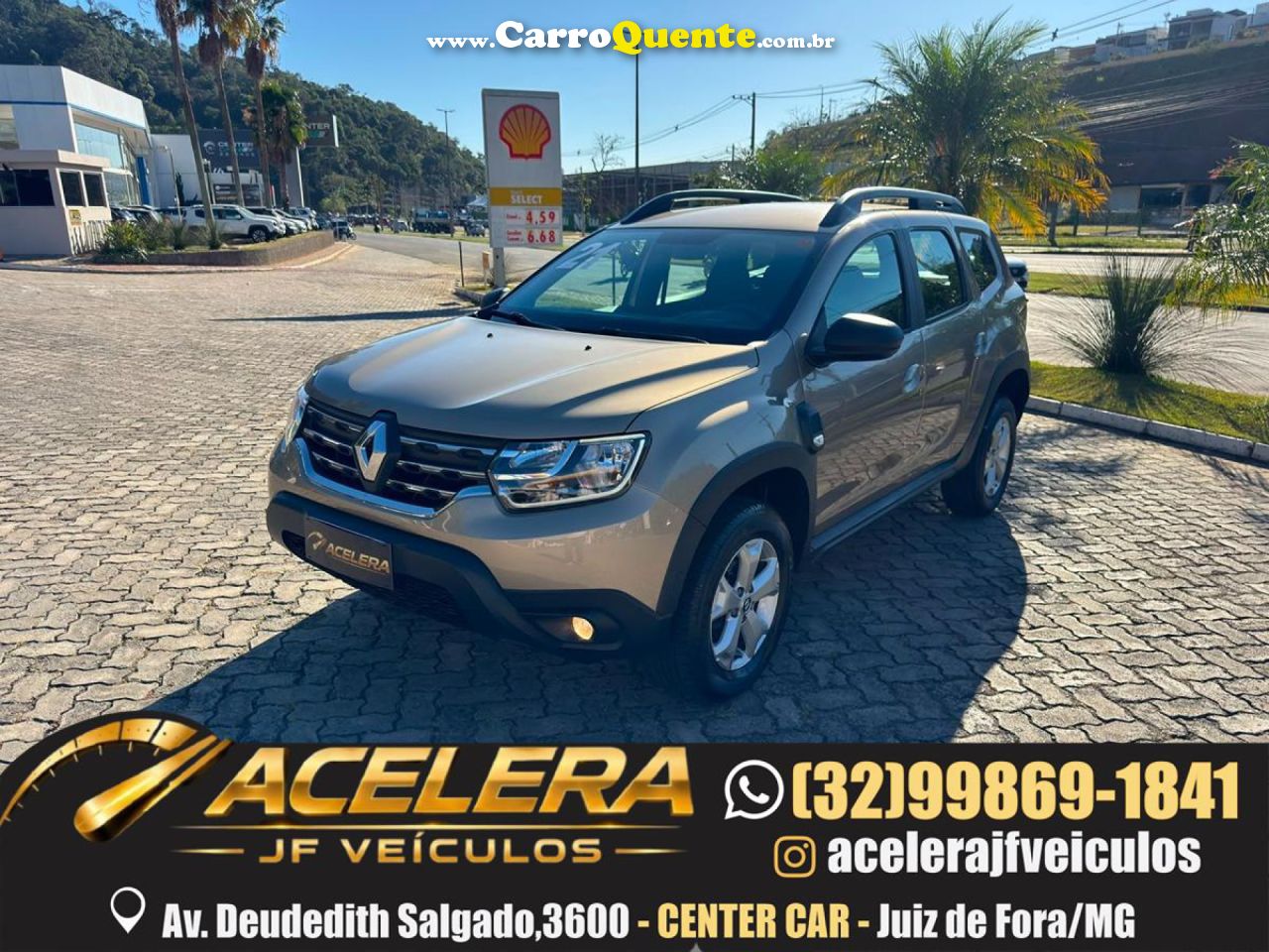 RENAULT   DUSTER ZEN 1.6 16V FLEX MEC.   BEGE 2021 1.6 FLEX - Loja