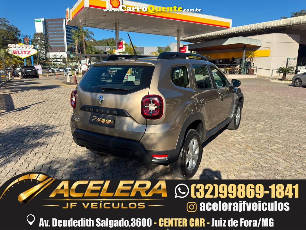 RENAULT   DUSTER ZEN 1.6 16V FLEX MEC.   BEGE 2021 1.6 FLEX - Loja