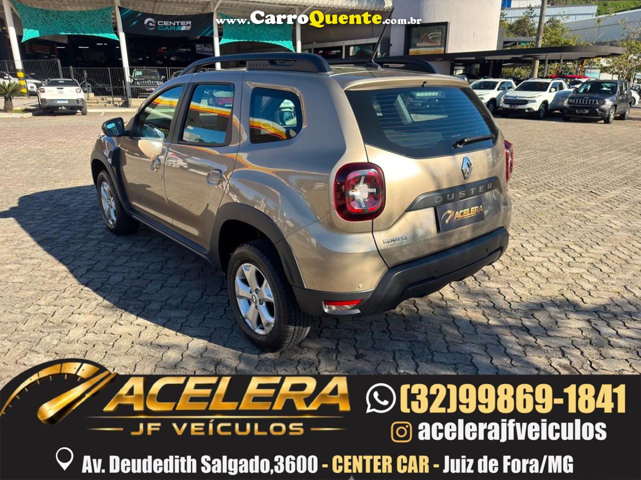 RENAULT   DUSTER ZEN 1.6 16V FLEX MEC.   BEGE 2021 1.6 FLEX - Loja