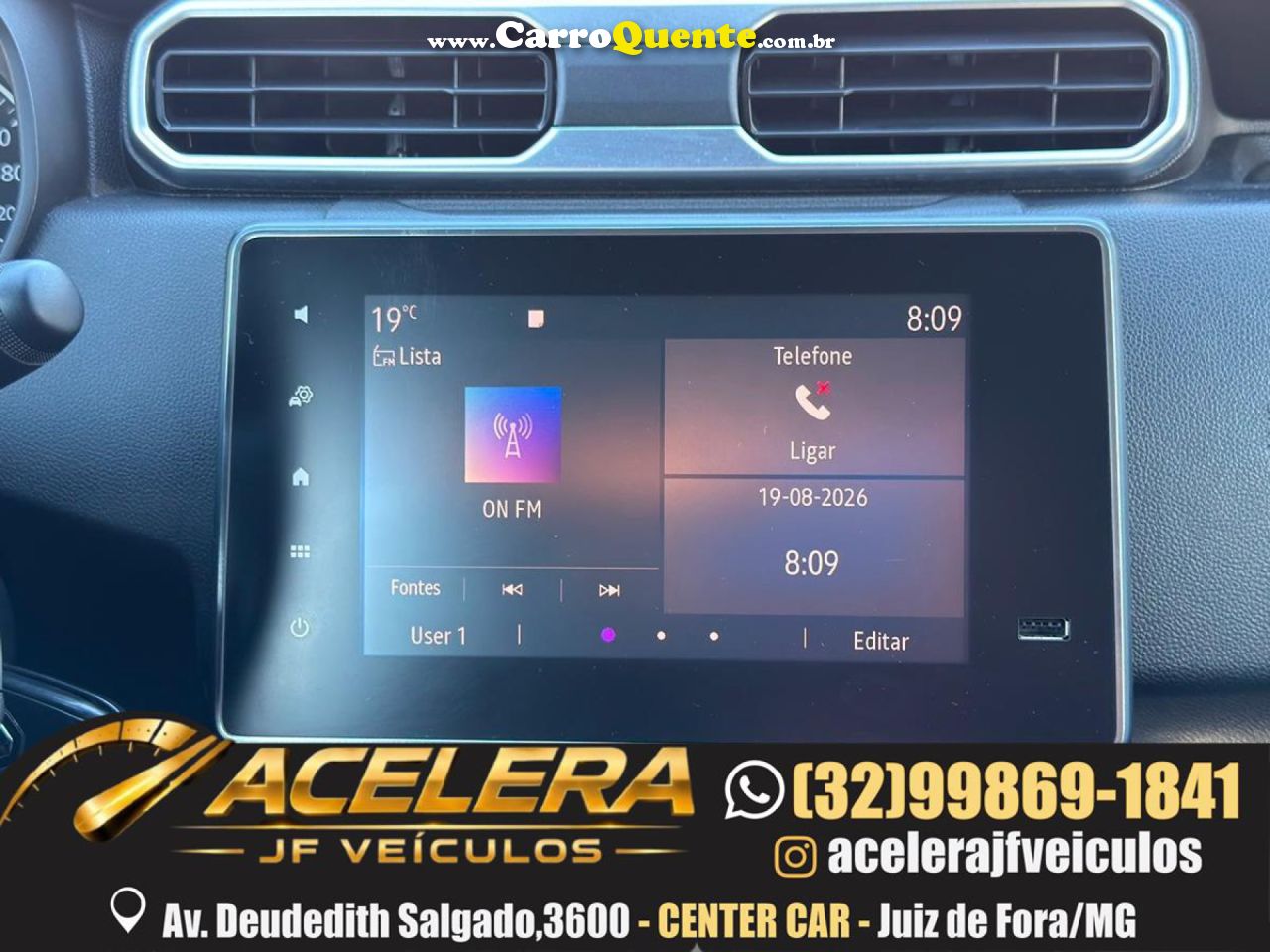 RENAULT   DUSTER ZEN 1.6 16V FLEX MEC.   BEGE 2021 1.6 FLEX - Loja