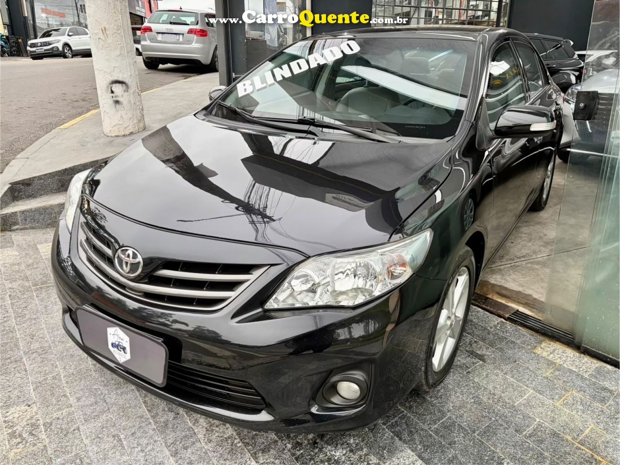 TOYOTA   COROLLA XEI 2.0 FLEX 16V AUT.   PRETO 2013 2.0 FLEX - Loja