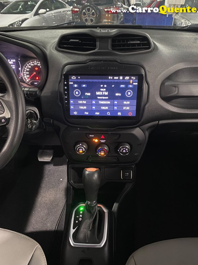 JEEP   RENEGADE1.8 4X2 FLEX 16V AUT.(PCD)   PRETO 2019 1.8 FLEX - Loja
