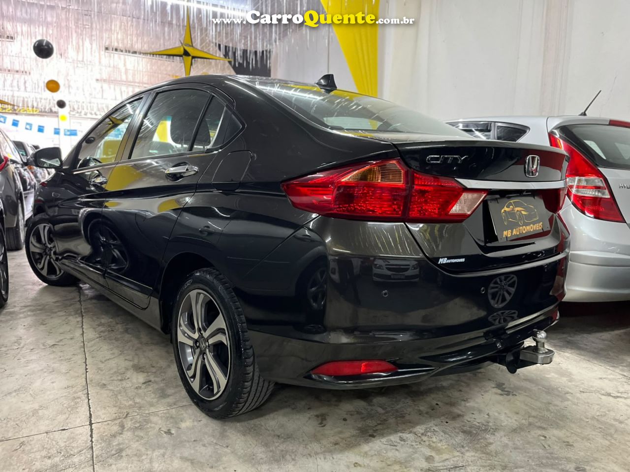 HONDA   CITY SEDAN EX 1.5 FLEX 16V 4P AUT.   MARROM 2016 1.5 FLEX - Loja