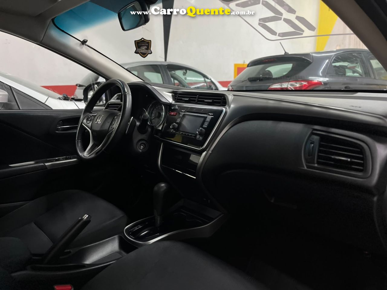 HONDA   CITY SEDAN EX 1.5 FLEX 16V 4P AUT.   MARROM 2016 1.5 FLEX - Loja