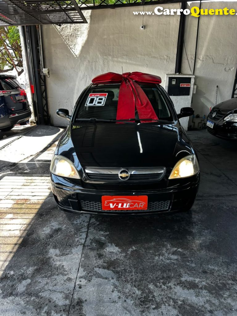 CHEVROLET   CORSA HAT. JOY 1.0 1.0 FLEXPOWER 8V 5P   PRETO 2008 1.0 FLEX - Loja
