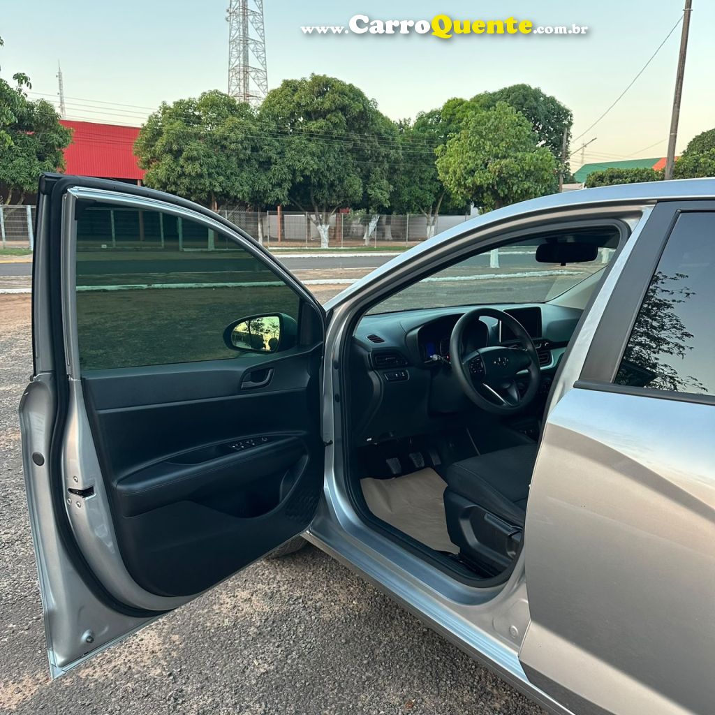 HYUNDAI   HB20S VISION 1.0 FLEX 12V MEC.   CINZA 2022 1.0 FLEX - Loja