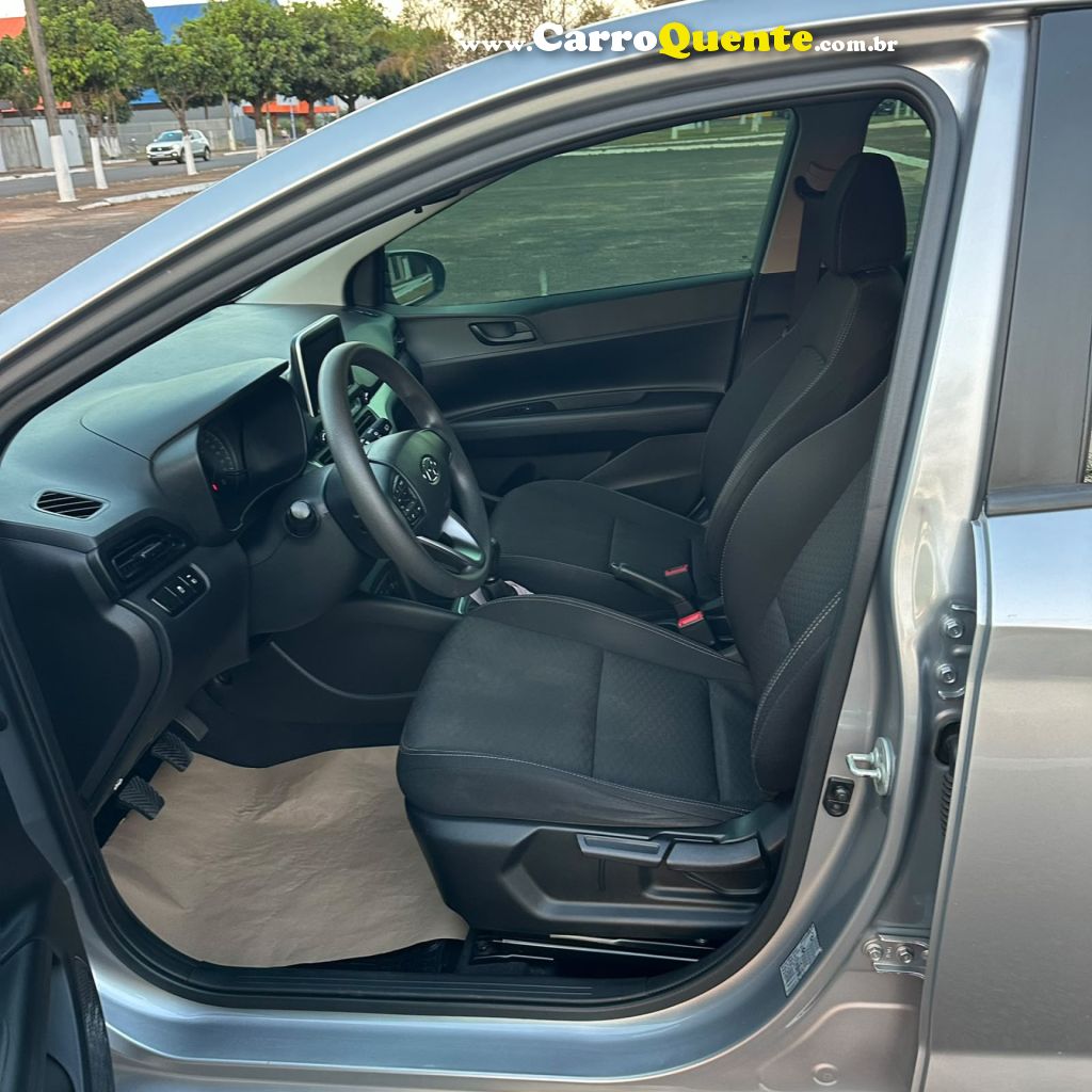 HYUNDAI   HB20S VISION 1.0 FLEX 12V MEC.   CINZA 2022 1.0 FLEX - Loja