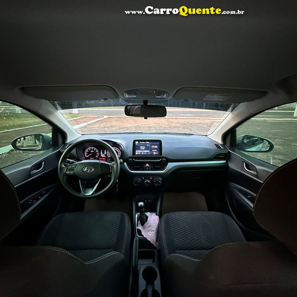 HYUNDAI   HB20S VISION 1.0 FLEX 12V MEC.   CINZA 2022 1.0 FLEX - Loja