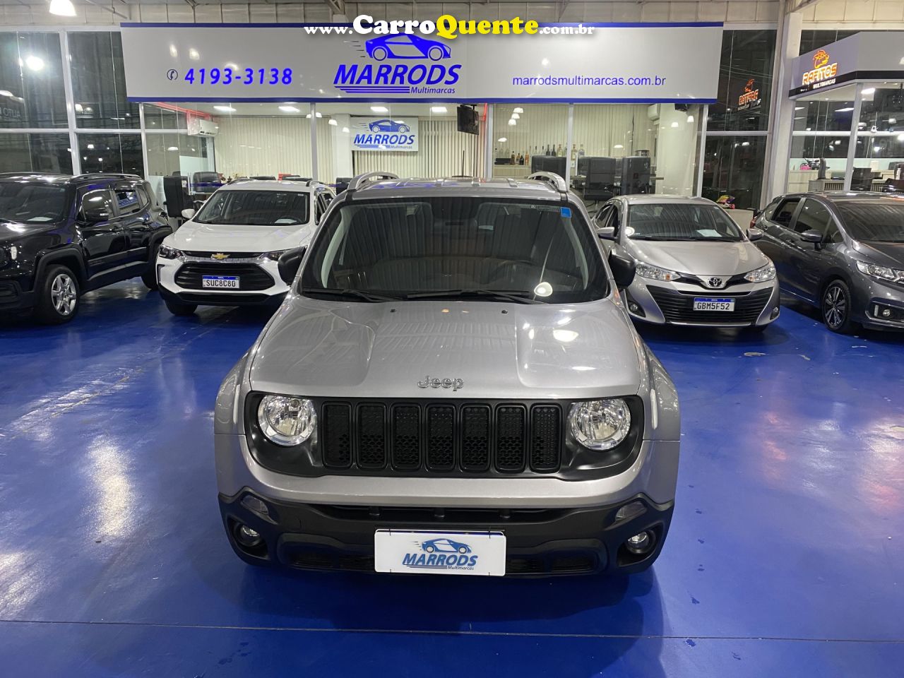 JEEP   RENEGADE1.8 4X2 FLEX 16V AUT.   PRATA 2019 1.8 FLEX - Loja