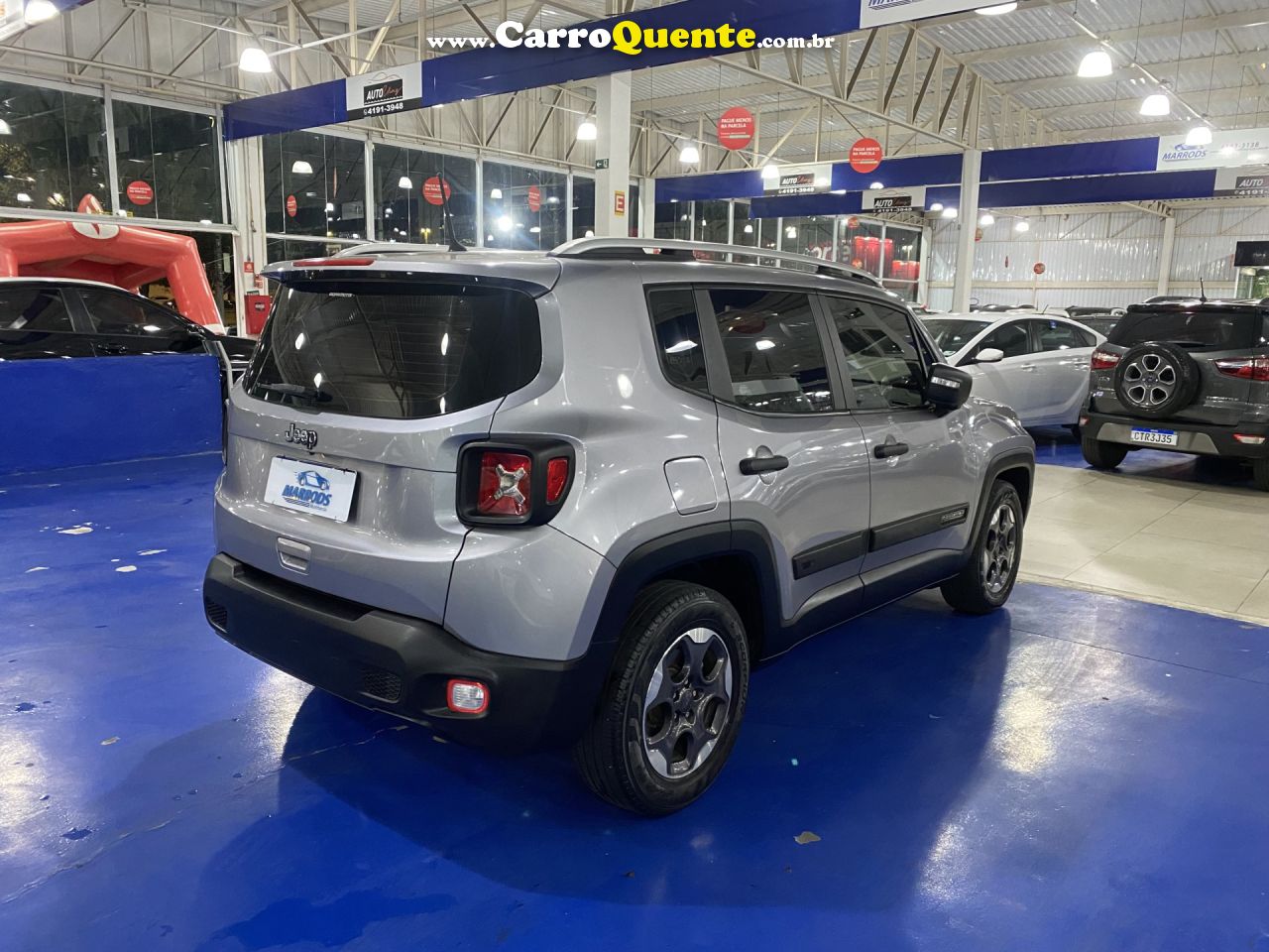 JEEP   RENEGADE1.8 4X2 FLEX 16V AUT.   PRATA 2019 1.8 FLEX - Loja
