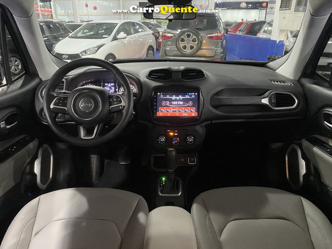 JEEP   RENEGADE1.8 4X2 FLEX 16V AUT.   PRATA 2019 1.8 FLEX - Loja
