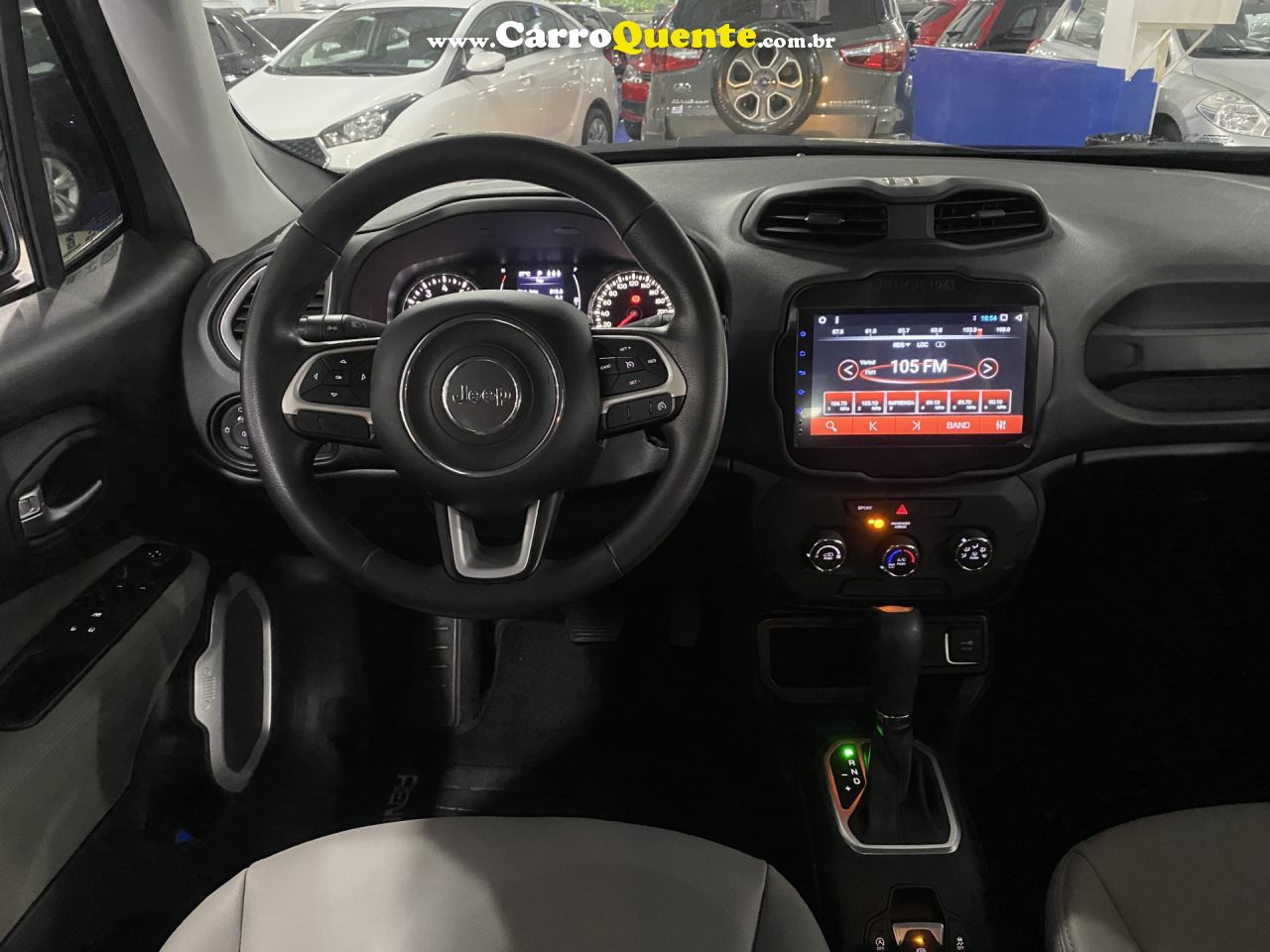 JEEP   RENEGADE1.8 4X2 FLEX 16V AUT.   PRATA 2019 1.8 FLEX - Loja