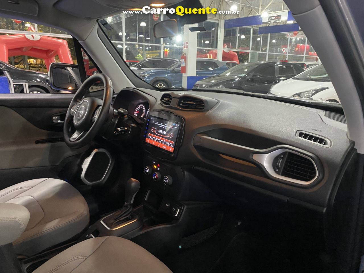 JEEP   RENEGADE1.8 4X2 FLEX 16V AUT.   PRATA 2019 1.8 FLEX - Loja