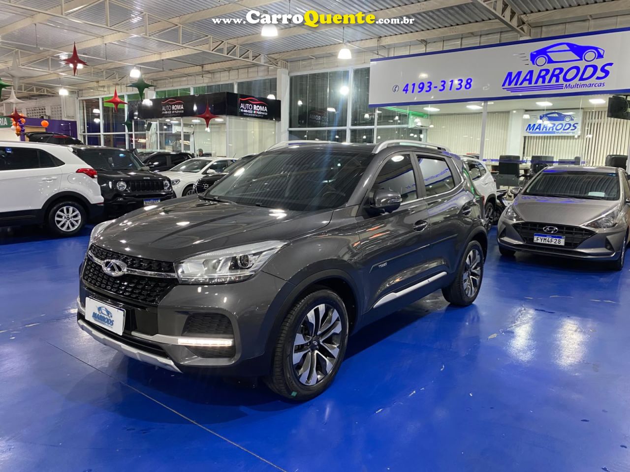 CHERY   TIGGO 5X TXS 1.5 16V TURBO FLEX AUT.   CINZA 2022 1.5 FLEX - Loja