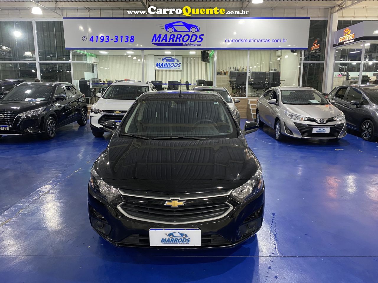 CHEVROLET   ONIX HATCH LT 1.0 8V FLEXPOWER 5P MEC.   PRETO 2019 1.0 FLEX - Loja
