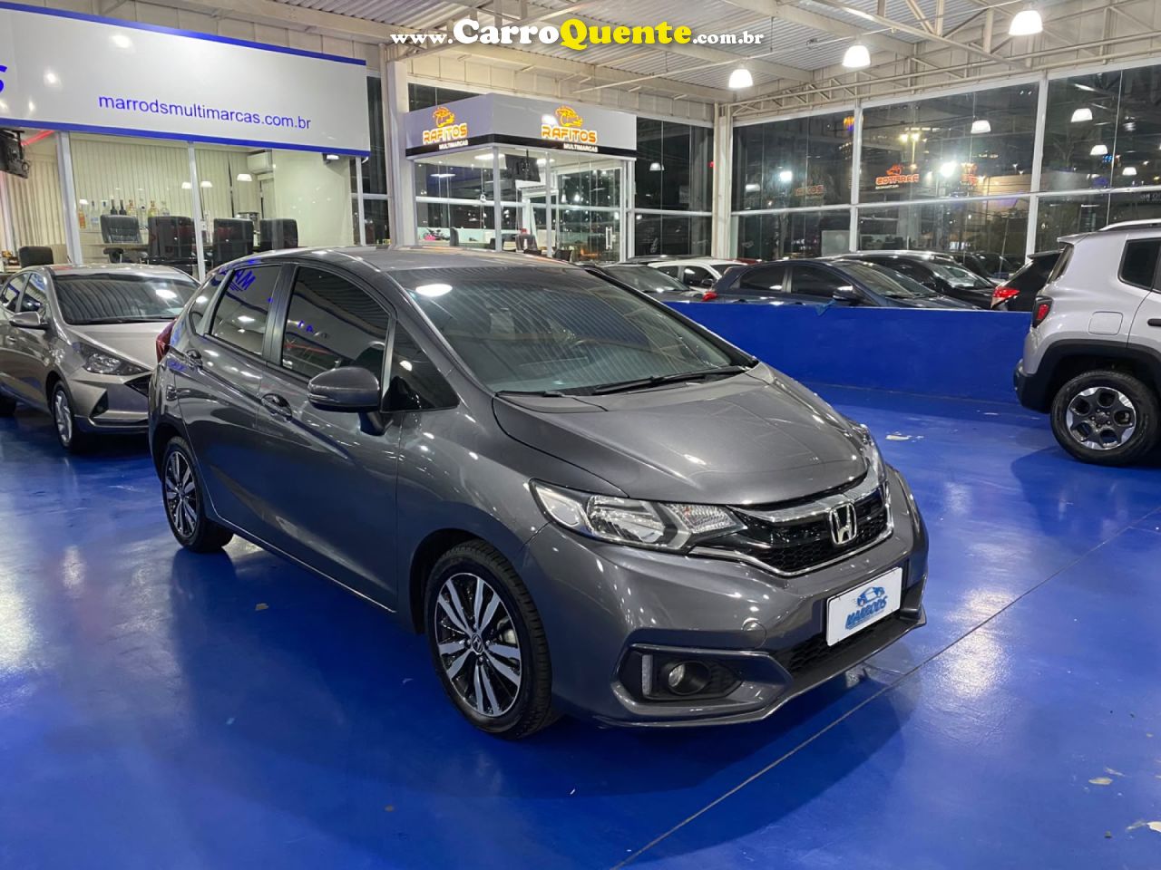HONDA   FIT EXSEX 1.5 FLEXFLEXONE 16V 5P AUT.   CINZA 2021 1.5 FLEX - Loja