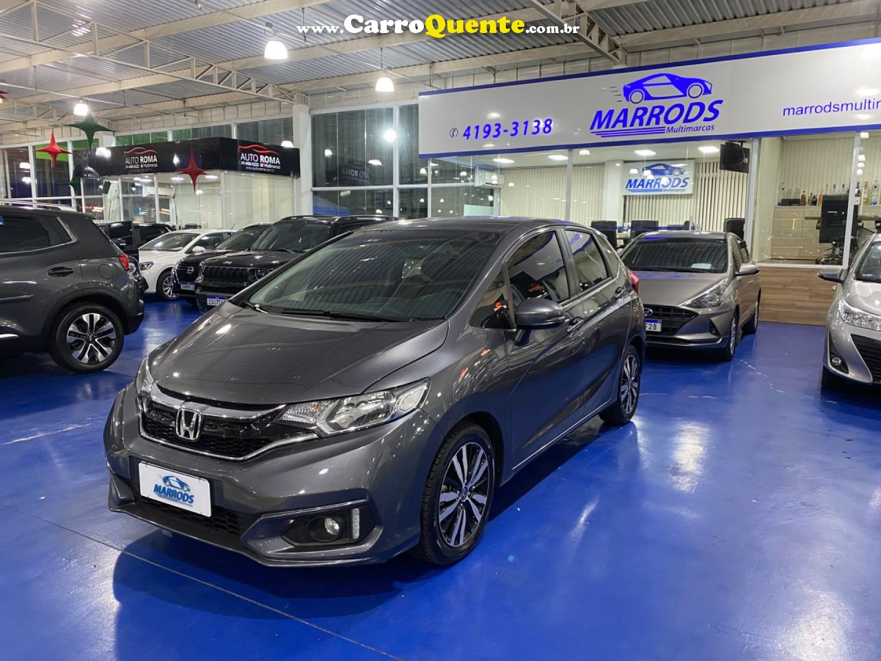 HONDA   FIT EXSEX 1.5 FLEXFLEXONE 16V 5P AUT.   CINZA 2021 1.5 FLEX - Loja