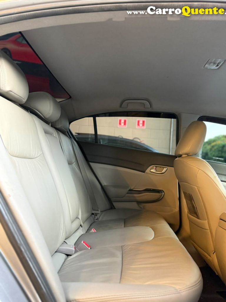 HONDA   CIVIC SEDAN LXS 1.81.8 FLEX 16V MEC. 4P   CINZA 2012 1.8 FLEX - Loja