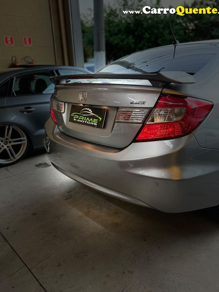 HONDA   CIVIC SEDAN LXS 1.81.8 FLEX 16V MEC. 4P   CINZA 2012 1.8 FLEX - Loja