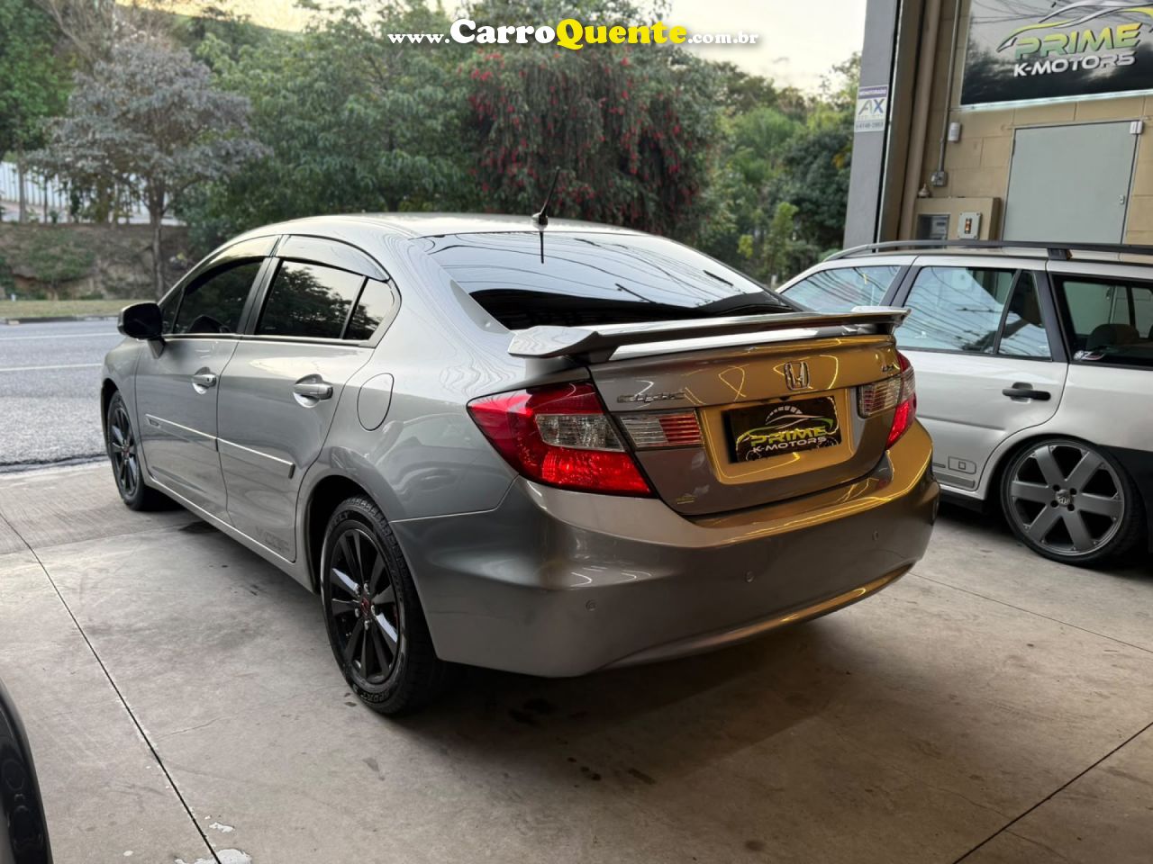 HONDA   CIVIC SEDAN LXS 1.81.8 FLEX 16V MEC. 4P   CINZA 2012 1.8 FLEX - Loja
