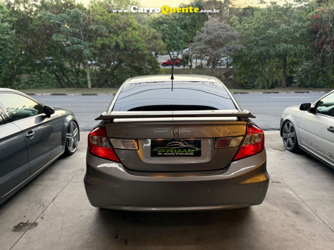 HONDA   CIVIC SEDAN LXS 1.81.8 FLEX 16V MEC. 4P   CINZA 2012 1.8 FLEX - Loja