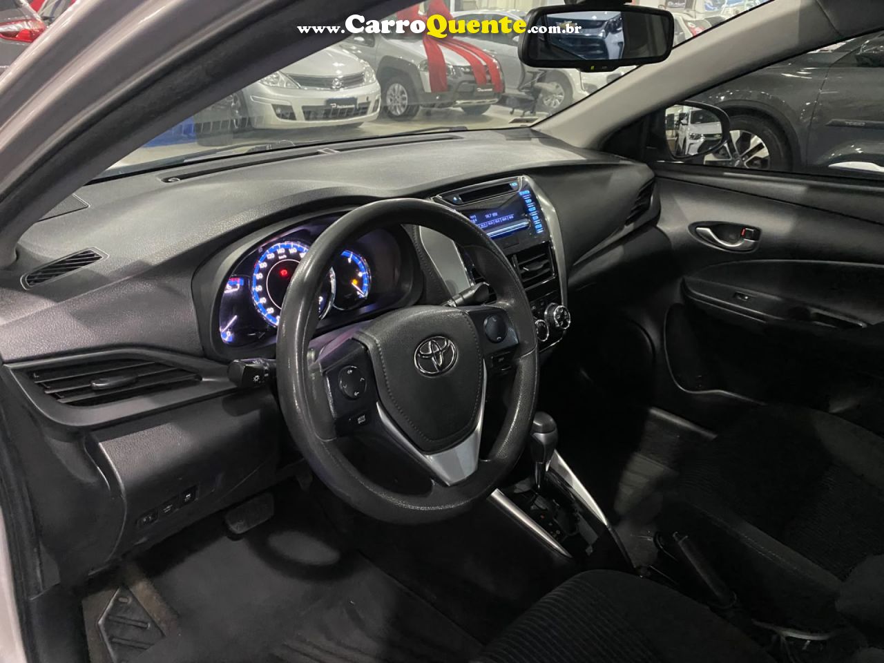 TOYOTA   YARIS XL SEDAN 1.5 FLEX 16V 4P AUT.   PRATA 2019 1.5 FLEX - Loja