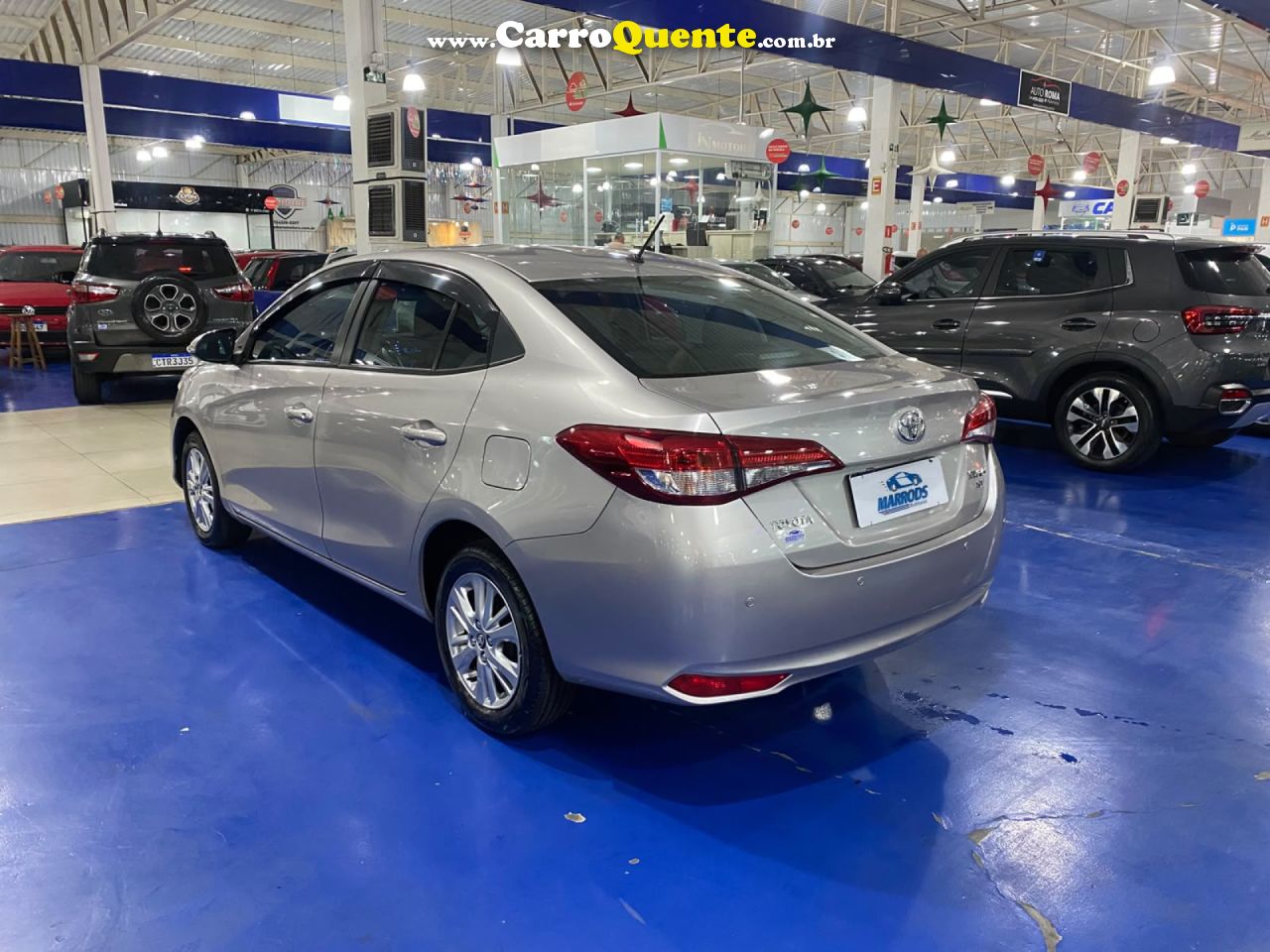 TOYOTA   YARIS XL SEDAN 1.5 FLEX 16V 4P AUT.   PRATA 2019 1.5 FLEX - Loja