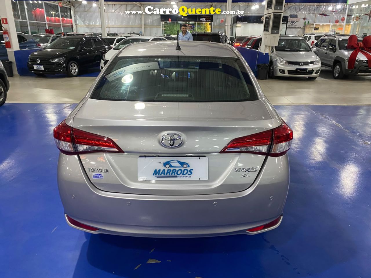 TOYOTA   YARIS XL SEDAN 1.5 FLEX 16V 4P AUT.   PRATA 2019 1.5 FLEX - Loja