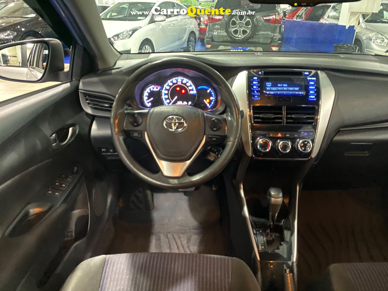 TOYOTA   YARIS XL SEDAN 1.5 FLEX 16V 4P AUT.   PRATA 2019 1.5 FLEX - Loja