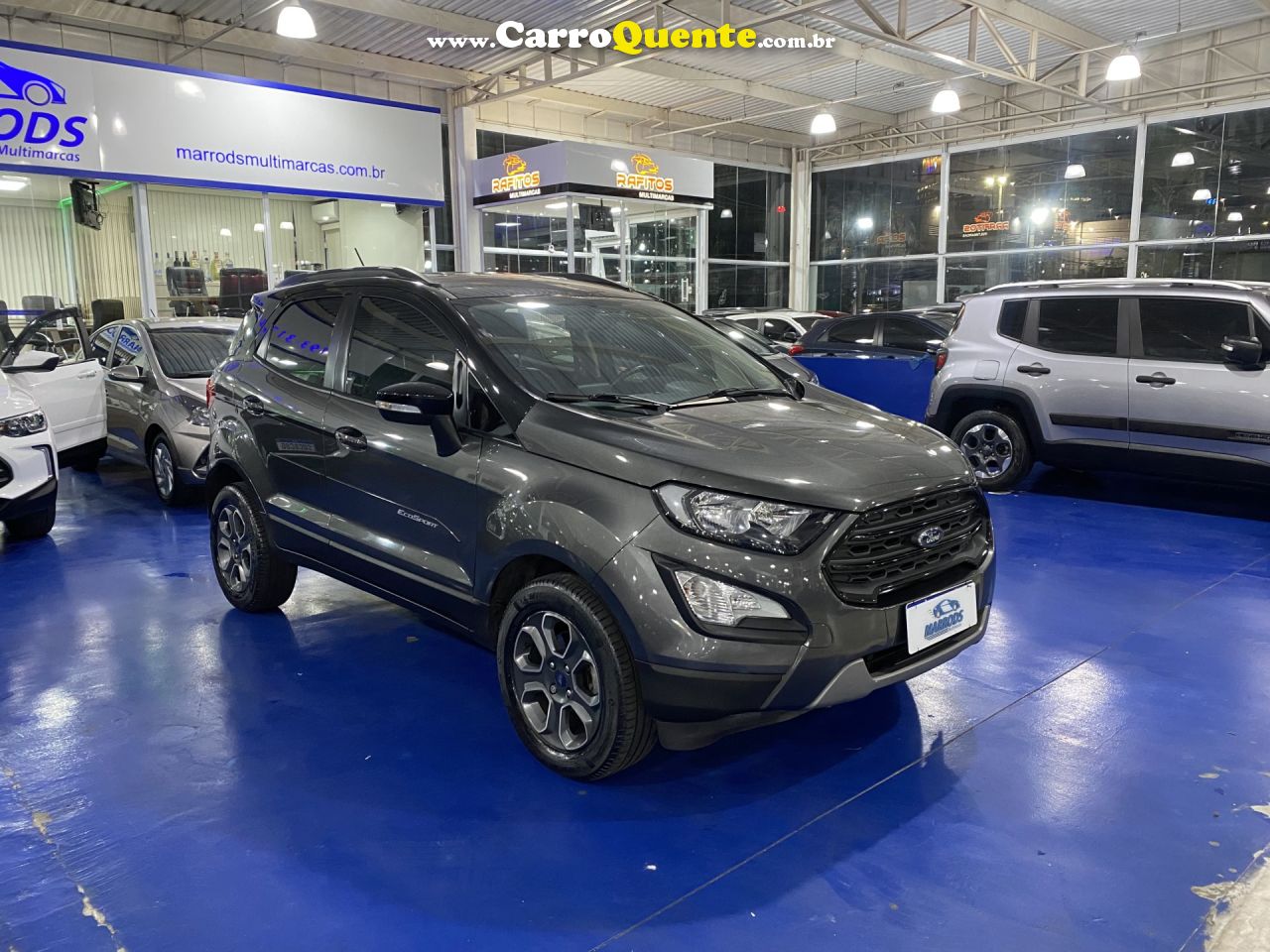 FORD   ECOSPORT FREESTYLE 1.5 12V FLEX 5P AUT.   CINZA 2020 1.5 FLEX - Loja