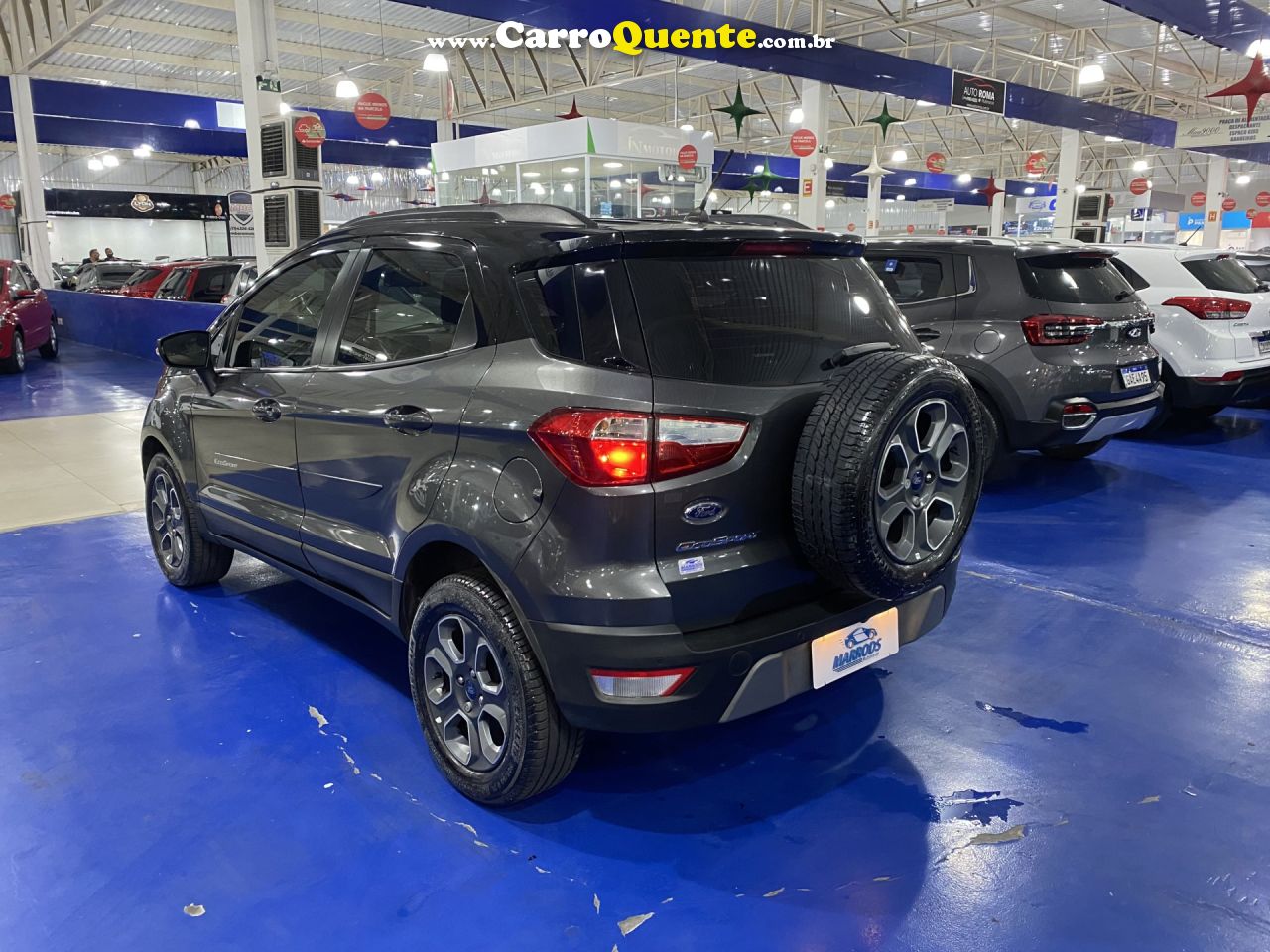 FORD   ECOSPORT FREESTYLE 1.5 12V FLEX 5P AUT.   CINZA 2020 1.5 FLEX - Loja