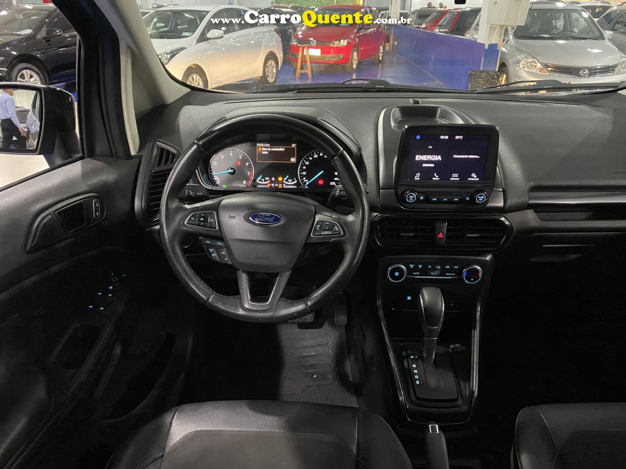 FORD   ECOSPORT FREESTYLE 1.5 12V FLEX 5P AUT.   CINZA 2020 1.5 FLEX - Loja