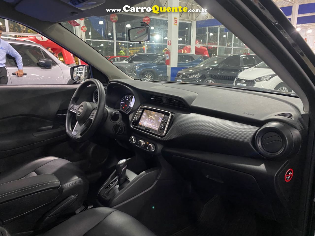 NISSAN   KICKS SENSE 1.6 16V FLEX AUT.   PRETO 2024 1.6 FLEX - Loja