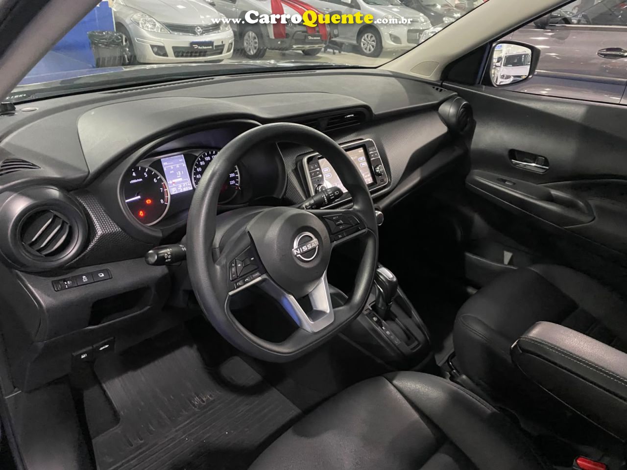 NISSAN   KICKS SENSE 1.6 16V FLEX AUT.   PRETO 2024 1.6 FLEX - Loja