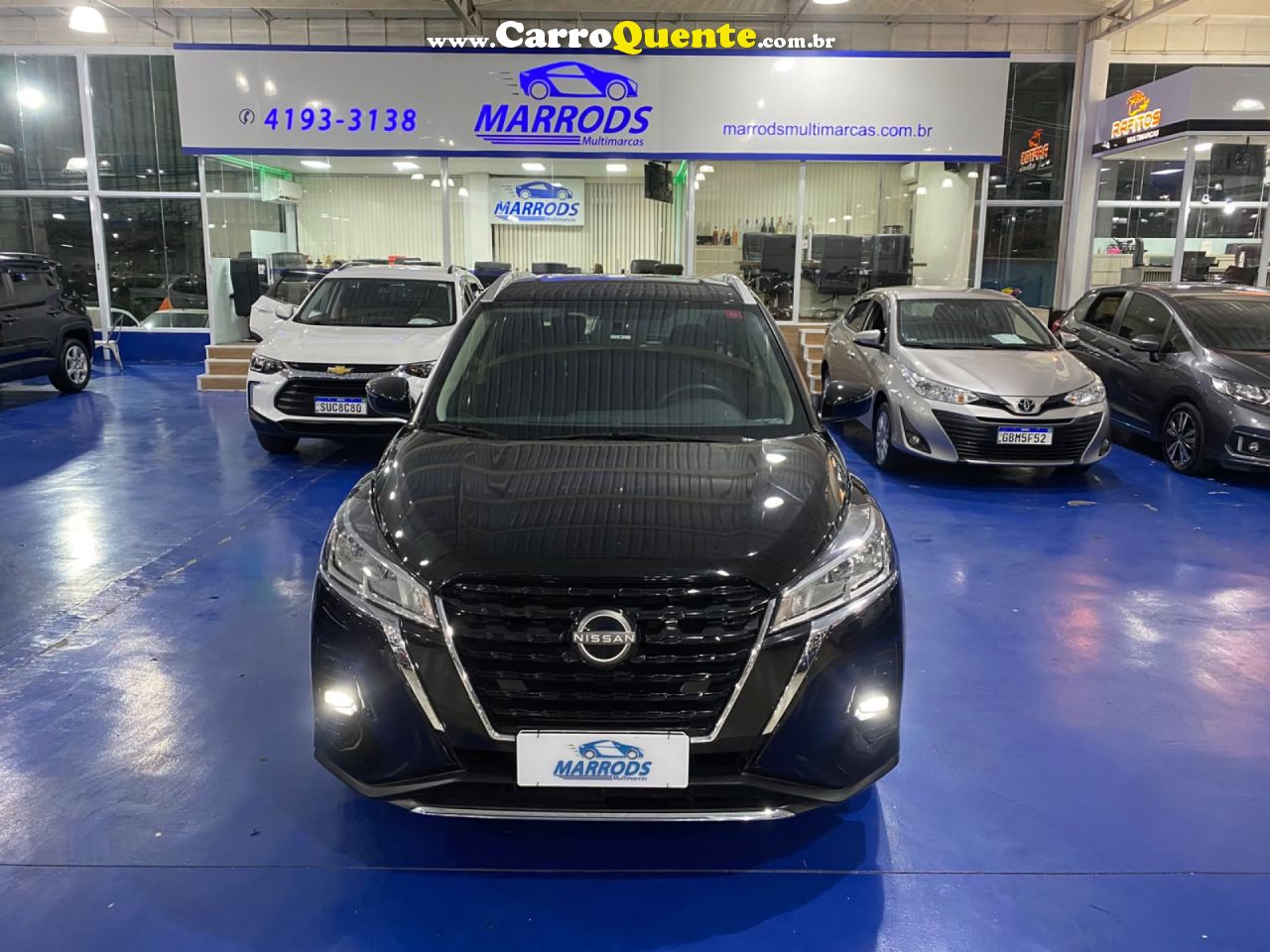 NISSAN   KICKS SENSE 1.6 16V FLEX AUT.   PRETO 2024 1.6 FLEX - Loja