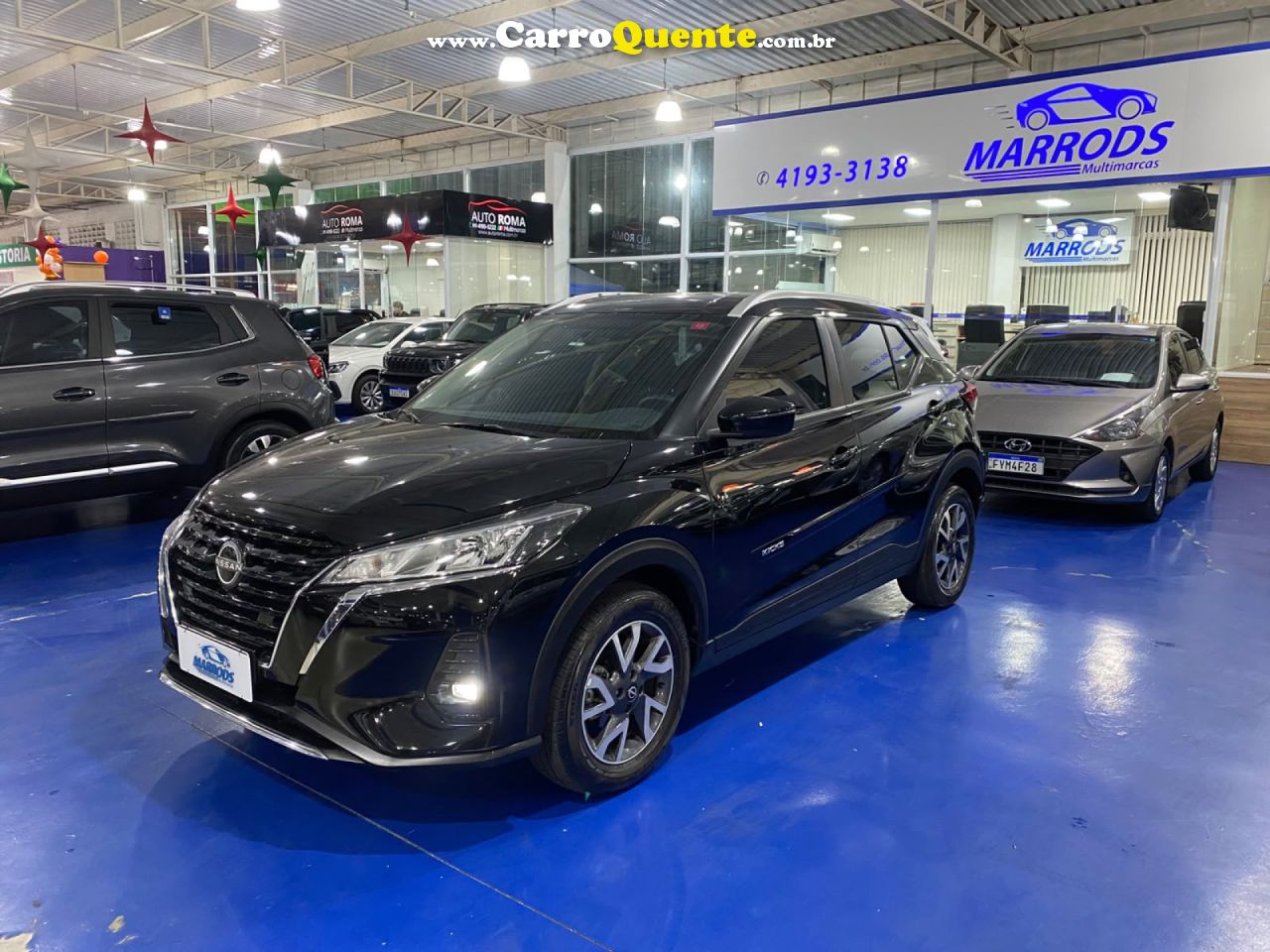 NISSAN   KICKS SENSE 1.6 16V FLEX AUT.   PRETO 2024 1.6 FLEX - Loja