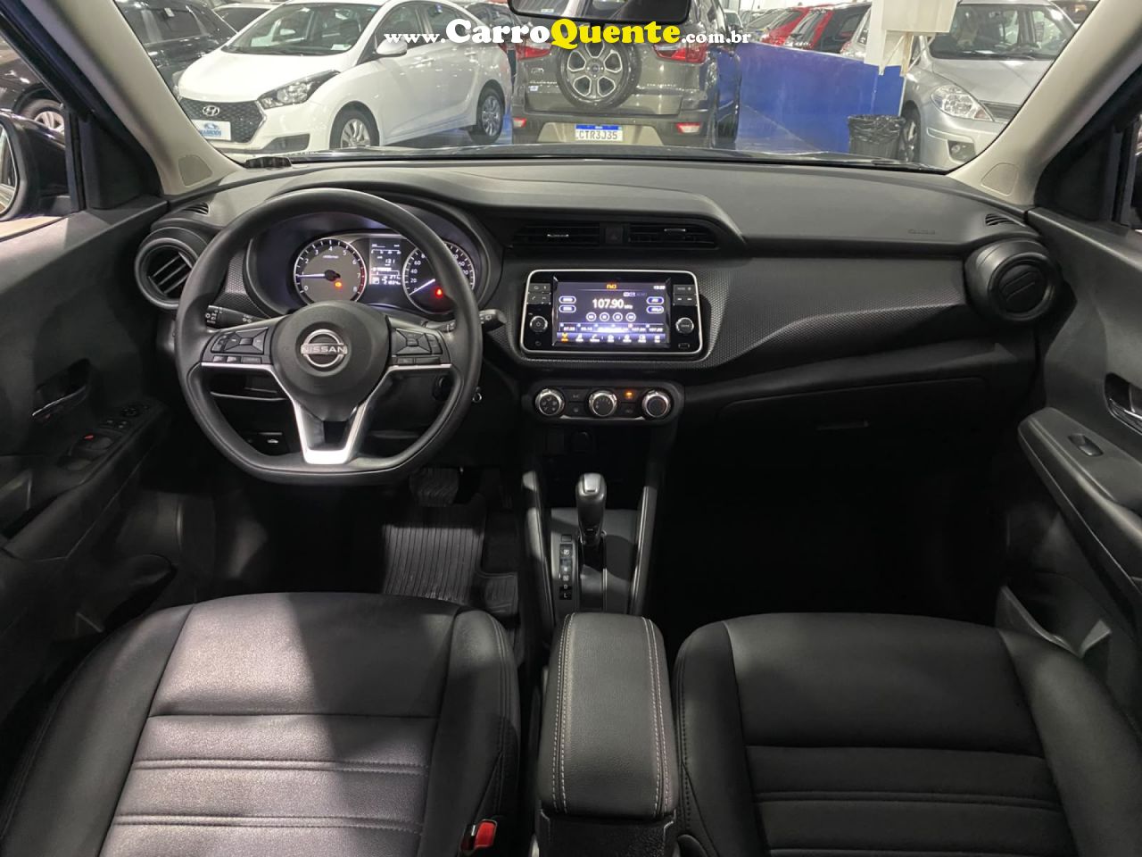 NISSAN   KICKS SENSE 1.6 16V FLEX AUT.   PRETO 2024 1.6 FLEX - Loja